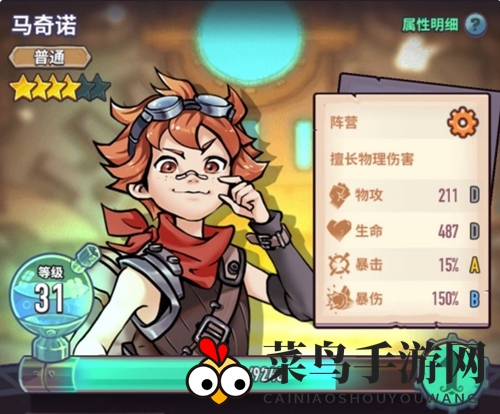 《巨像骑士团》马奇诺介绍