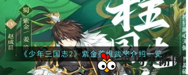 《少年三国志2》全新紫金姜维亮相，技能革新引热议，三国英雄再燃烽火