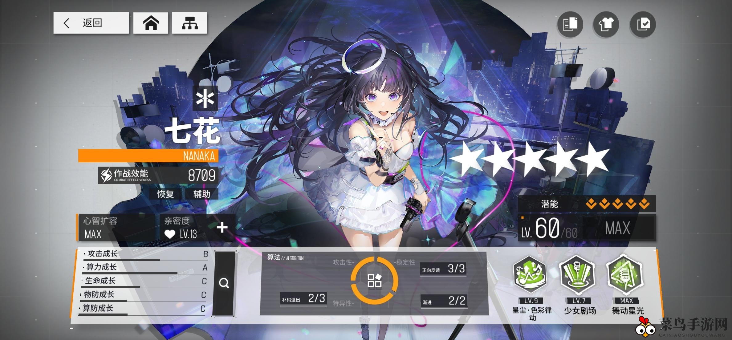 《少前：云图计划》七花算法搭配攻略