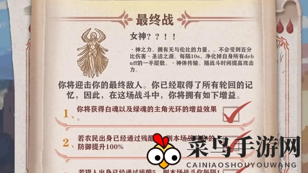 《异世轮回录》女神打法攻略