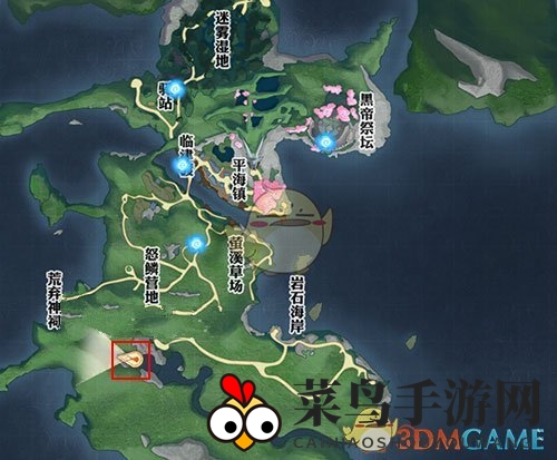 《天谕手游》草场瀑布位置介绍