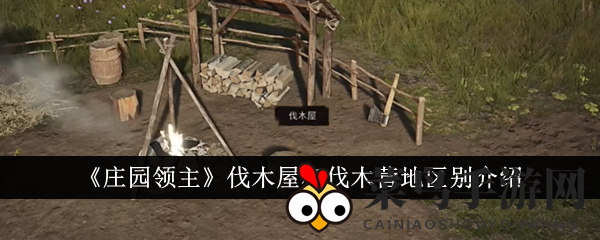 《庄园领主》探秘：伐木屋营地里，柴火与原木的奇幻之旅