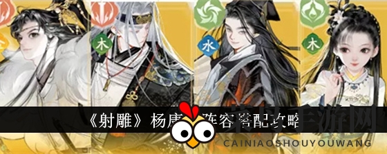 《射雕》杨康主阵容搭配攻略