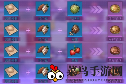 《幻塔》圆形模具巧克力及配方获取