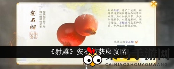 《射雕》奇招解锁：瞬间传送，石榴果轻松到手