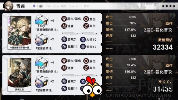 《崩坏：星穹铁道》青雀毕业面板详细图