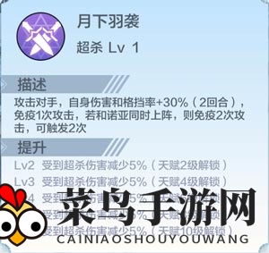 《奥奇传说手游》洛世琦技能介绍