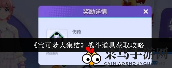 《宝可梦大集结》攻略揭秘：轻松获取战斗道具，三大途径助力游戏升级