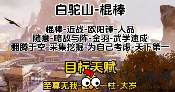 《射雕》金色天赋选择攻略