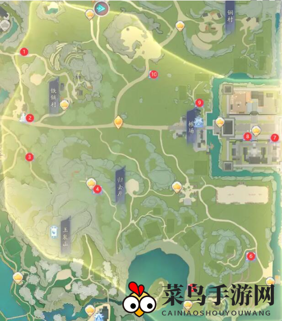 《射雕》关厢野兽藏宝位置详解