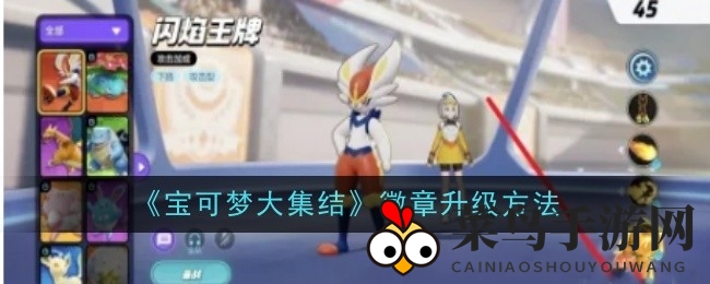 《宝可梦大集结》揭秘：轻松升级徽章，战力飙升新高度