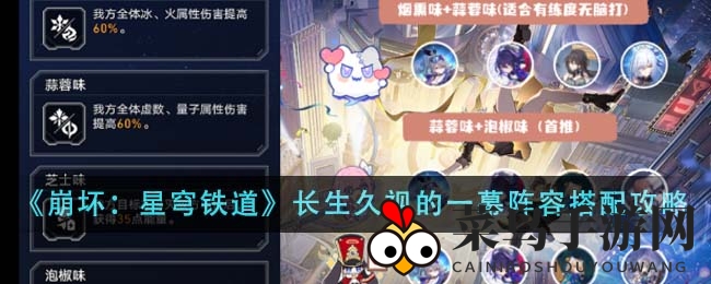 《崩坏星穹铁道》通关攻略：阵容秘籍+关卡解析，轻松征服长生久视