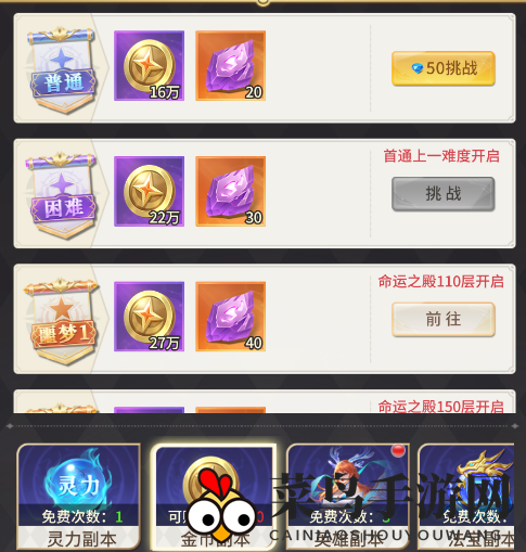 《小小仙王》日常副本玩法指南