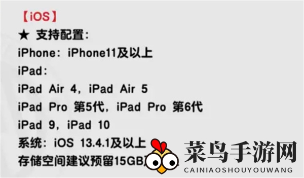 《女神异闻录：夜幕魅影》iOS版配置推荐