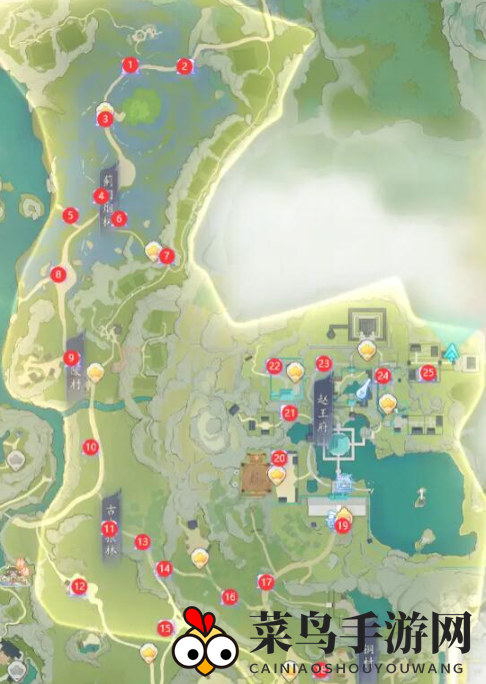 《射雕》赵王府野兽献宝位置攻略全览