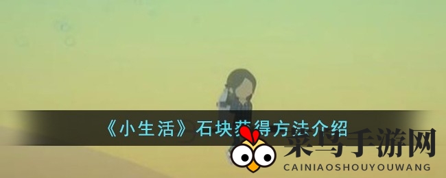 《小生活》石块搜集秘籍：轻松挖掘，畅享游戏新篇章