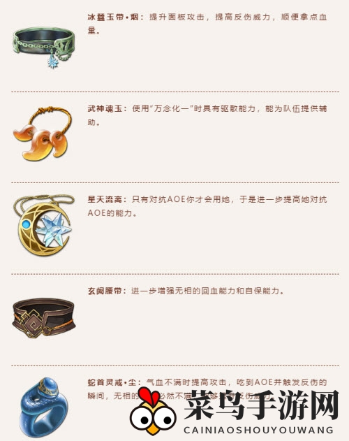 《天地劫：幽城再临》无相弭服饰品搭配攻略