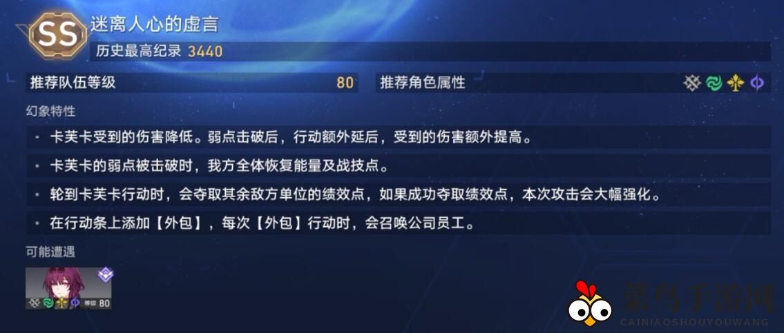 《崩坏：星穹铁道》虚境味探第二天通关攻略