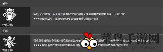 《少前：云图计划》薮春技能解析