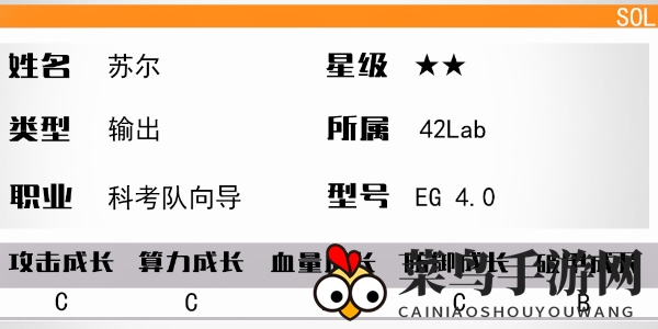 《少女前线：云图计划》苏尔介绍