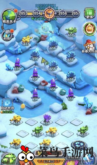 《小兵别嚣张》551关炮台摆放攻略