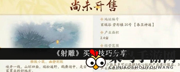 《射雕》房产投资秘籍大揭秘：轻松解锁产业系统，成就购房达人