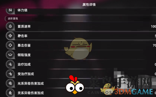 《异环》角色属性详解