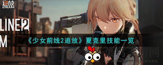 《少女前线2》夏克里技能深度解析，火力输出攻略全解析