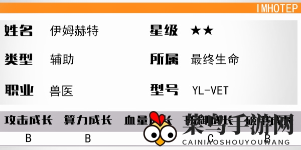 《少女前线：云图计划》伊姆赫特介绍