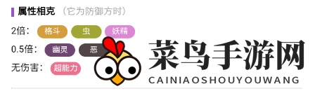 《宝可梦：朱紫》土狼犬属性相克解析