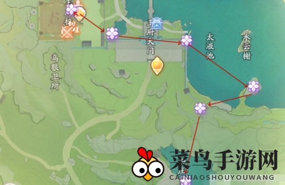 《射雕》赵王府风华位置一览