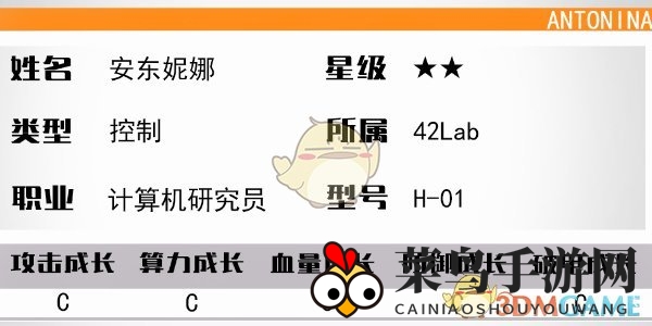 《少女前线云图计划》咲耶角色属性详解