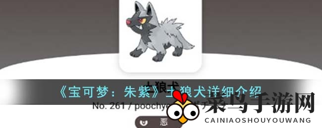《宝可梦朱紫》土狼犬捕捉秘籍：进化路径全解析