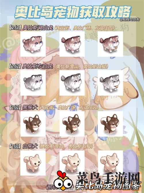 《奥比岛手游》宠物获取大全