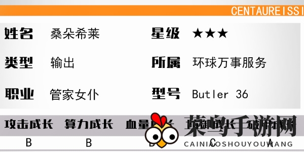 《少女前线：云图计划》桑朵莱希详解