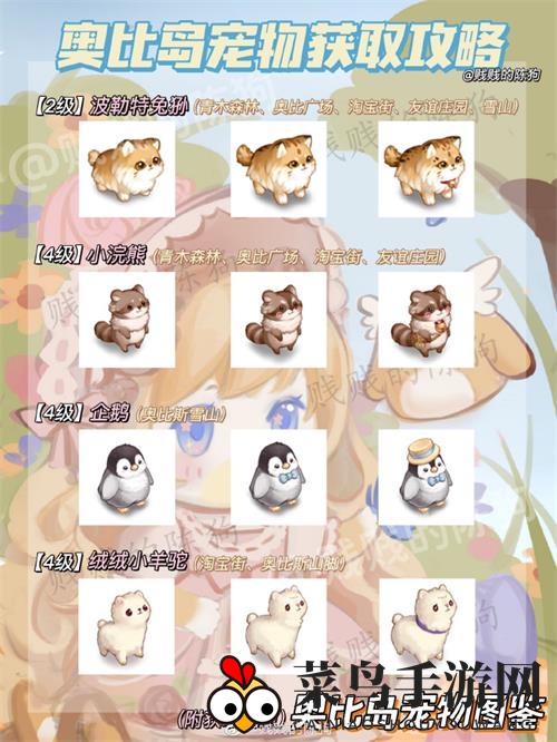 《奥比岛手游》宠物获取大全