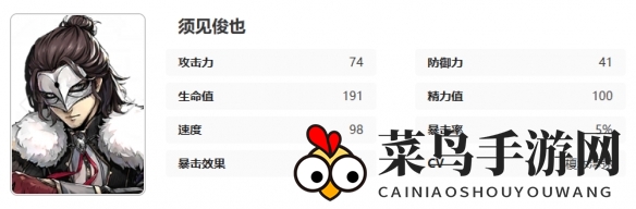 《女神异闻录：夜幕魅影》须见俊也图鉴一览