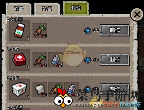 《幸存者危城》食品药物获得方法详解