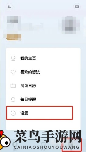 《岛读》夜间模式激活步骤图示