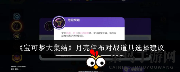 《宝可梦大集结》月亮伊布对战道具选择建议