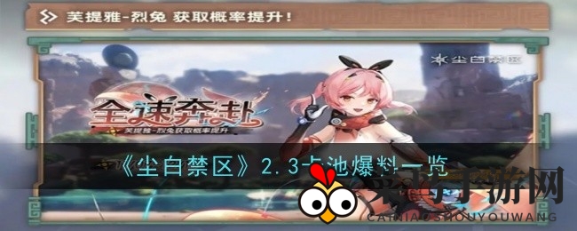 《尘白禁区》2.3版：神秘卡池揭晓，新角色武器集结狂欢