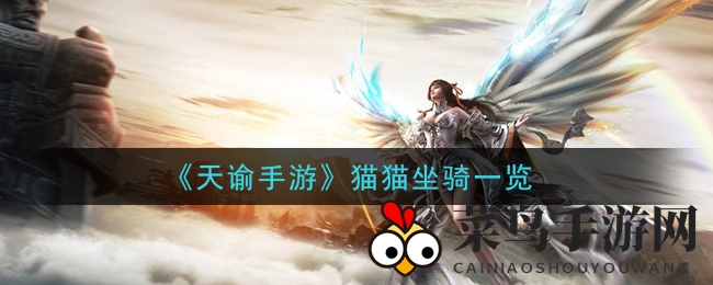 《天谕》萌界新宠：探秘五大猫猫坐骑风采