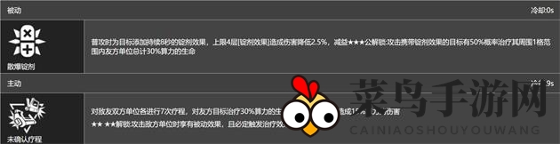 《少前：云图计划》帕那刻亚技能解析