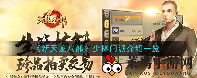 《天龙八部手游》少林门派探秘：铜墙铁壁，武林奇才，五大特色深度解析