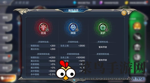 《奇迹MU：觉醒》大师天赋系统详述