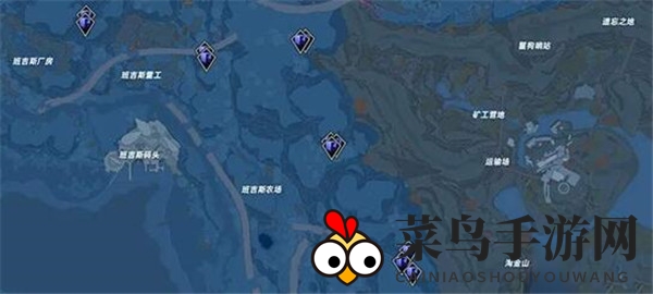 《幻塔》雷元素矿石藏宝图